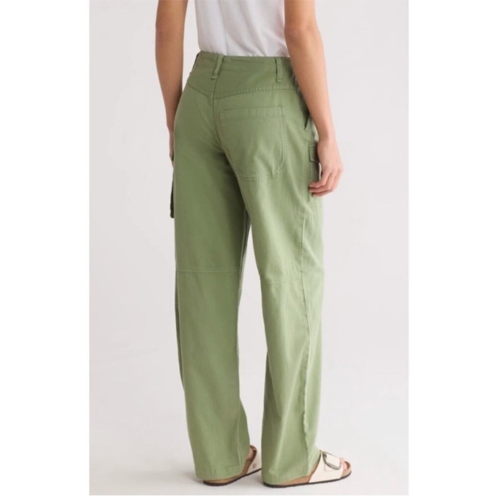 Rag & Bone Pants Nora Wide Leg Utility Cargo in Green - Picture 2 of 8